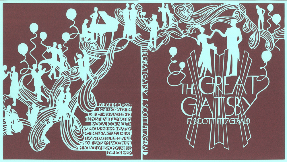 the great gatsby book jacket design